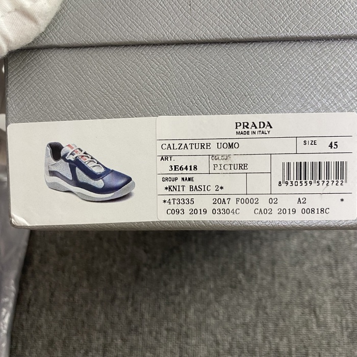 Mens P*rada Top Sneakers