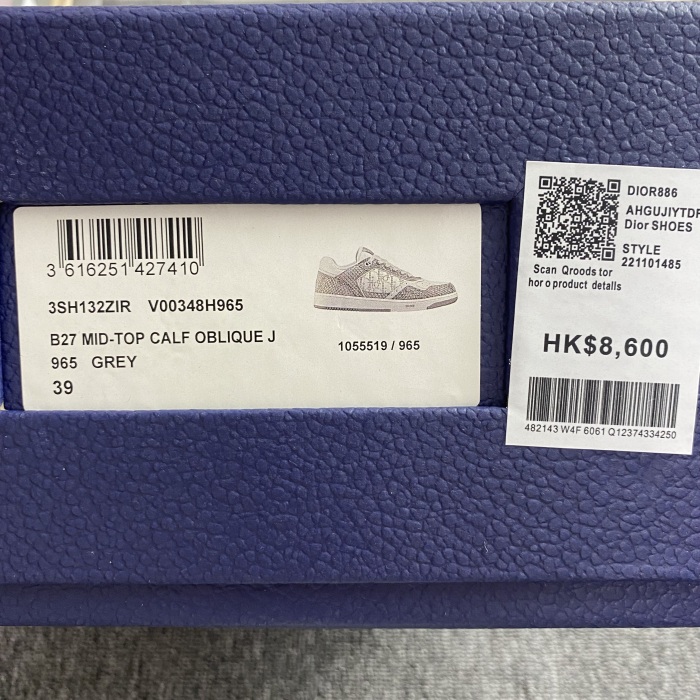 Men Women D*ior Top Quality Sneakers