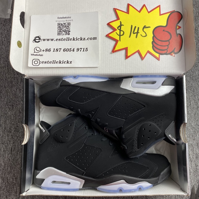 Air Jordan 6 Metallic Silver DX2836-001