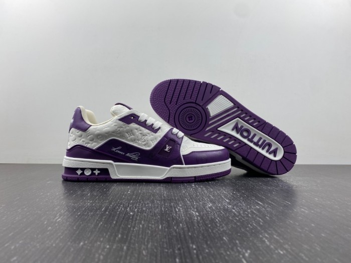 Men  L*ouis V*uitton Top Sneakers
