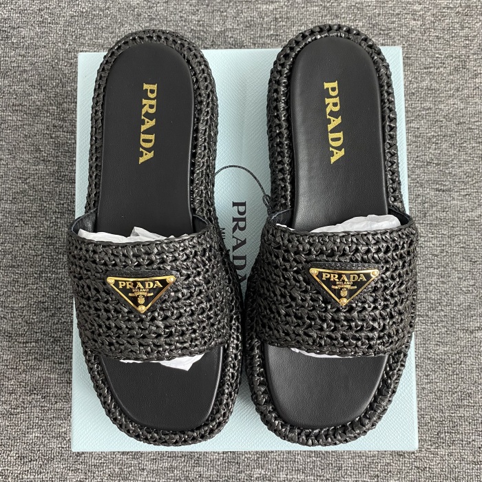 Women P*rada Top Quality Sandals