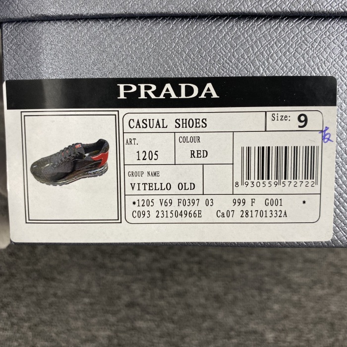 Mens P*rada Top Sneakers