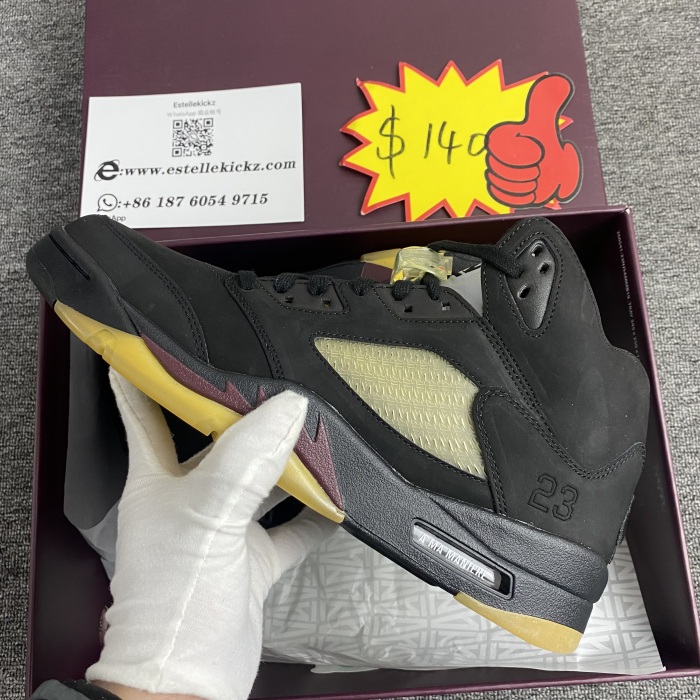 A Ma Maniére x Air Jordan 5 “Black” FD1330-001
