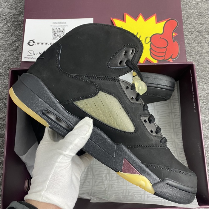 A Ma Maniére x Air Jordan 5 “Black” FD1330-001
