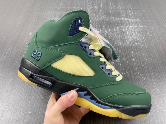 A*ir J*ordan 5  Navy Green” AMM  FZ5758-003