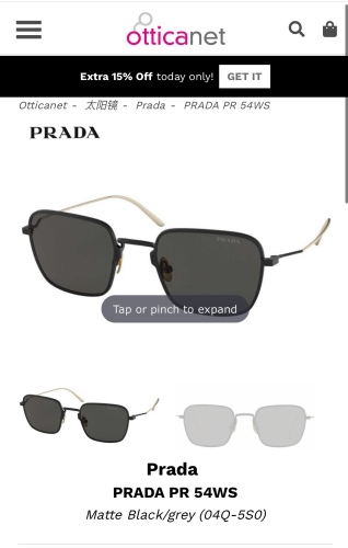Top Quality  P*rada Glasses