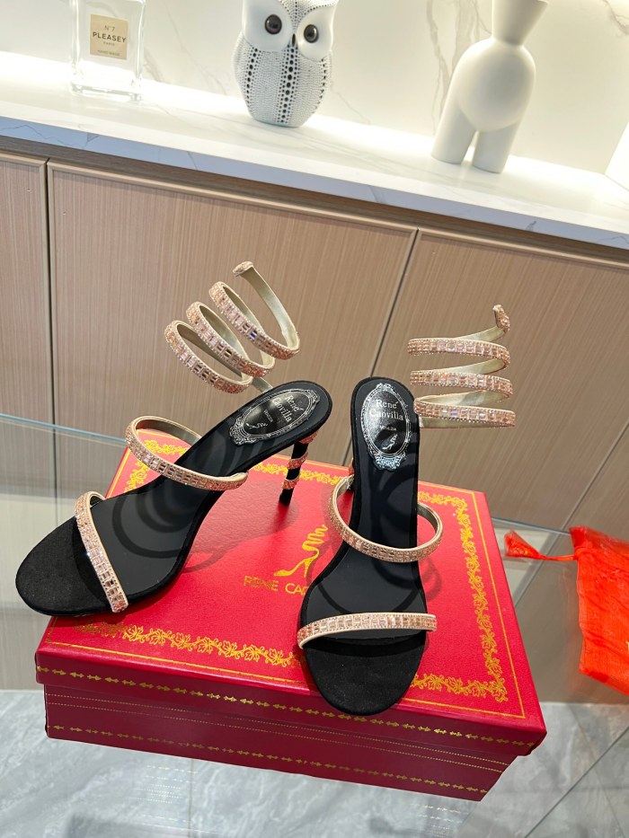 Women R*ene C*aovilla Top Quality Sandals 9.5CM