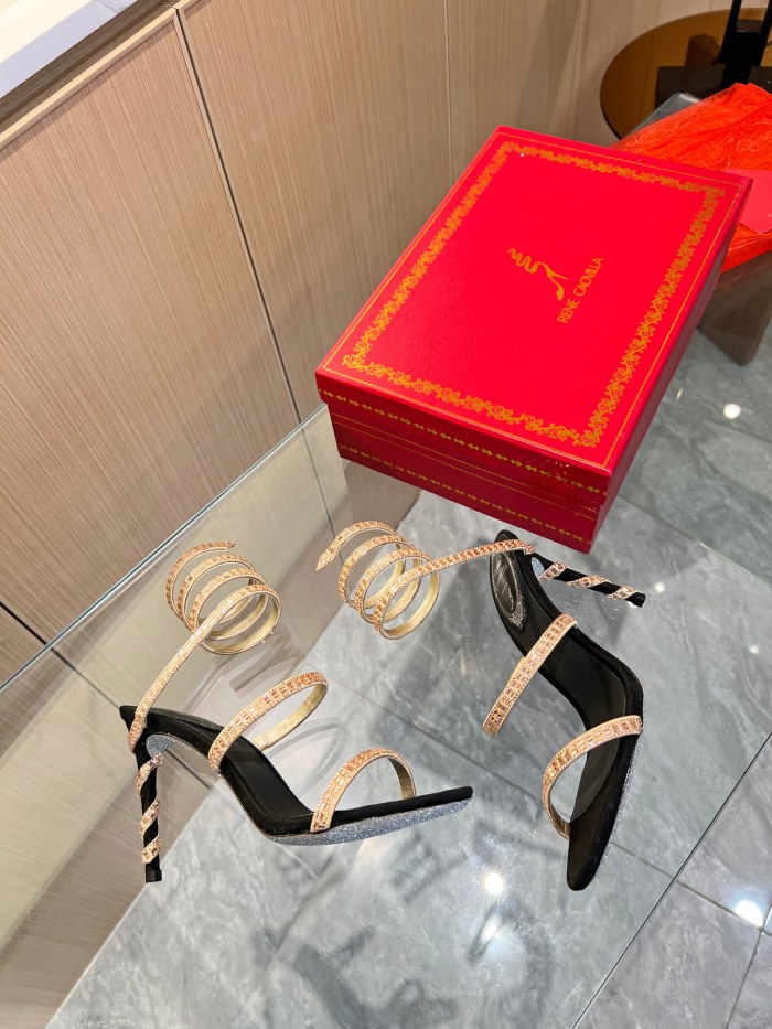 Women R*ene C*aovilla Top Quality Sandals 9.5CM