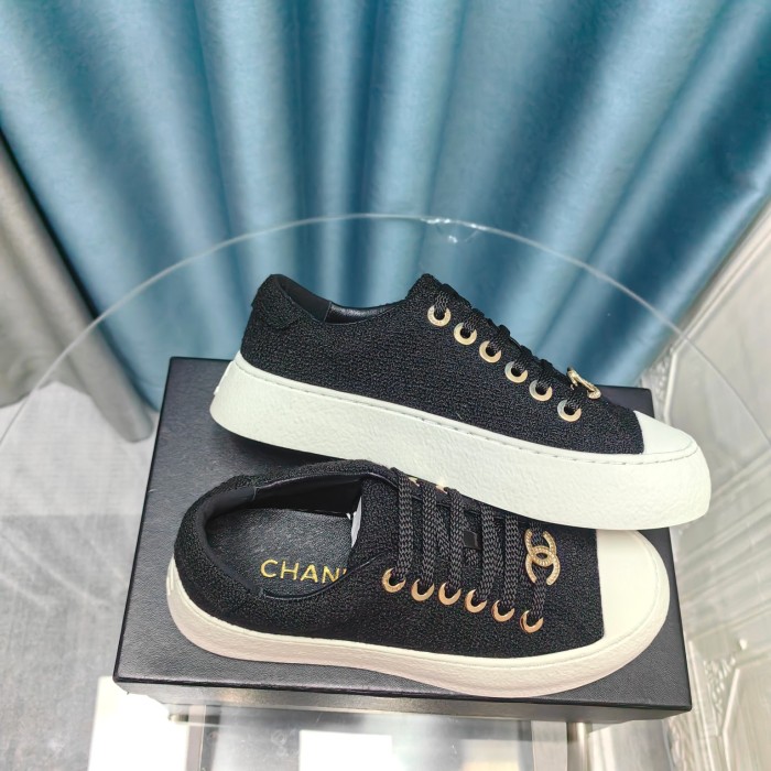Women C*hanel Top Sneaker