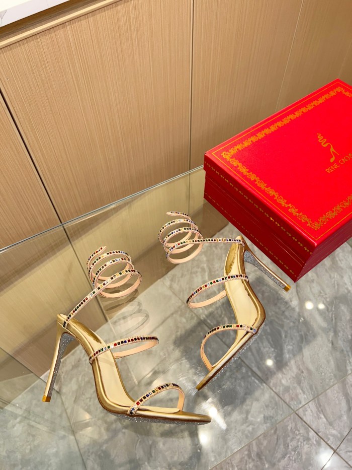 Women R*ene C*aovilla Top Quality Sandals 9.5CM
