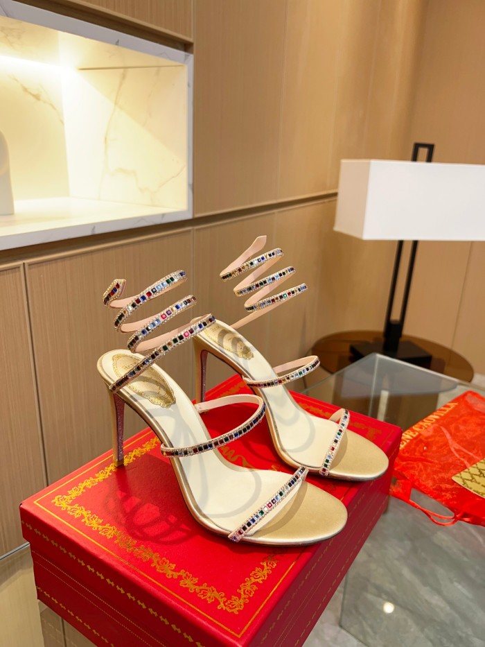 Women R*ene C*aovilla Top Quality Sandals 9.5CM