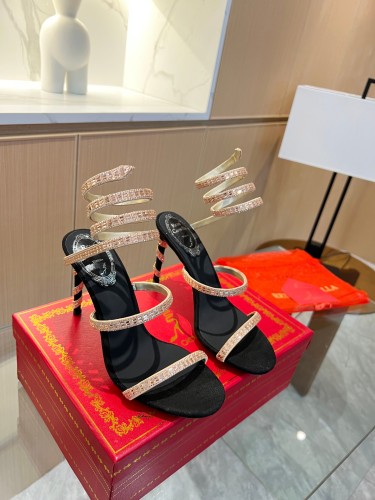 Women R*ene C*aovilla Top Quality Sandals 9.5CM