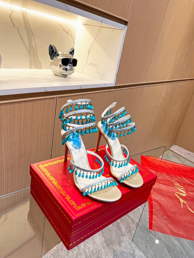 Women R*ene C*aovilla Top Quality Sandals 9.5CM