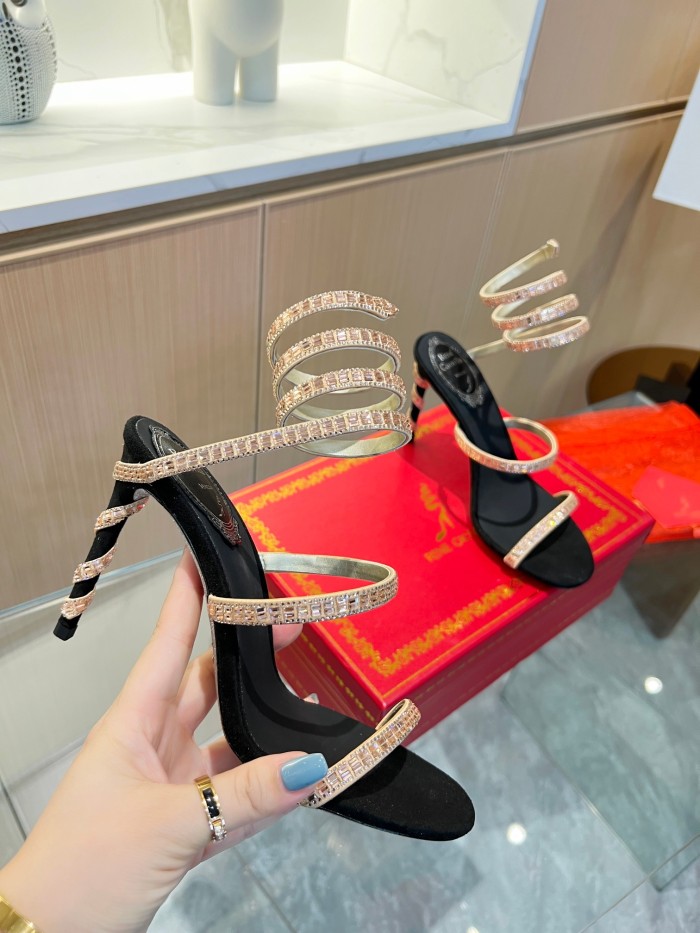Women R*ene C*aovilla Top Quality Sandals 9.5CM