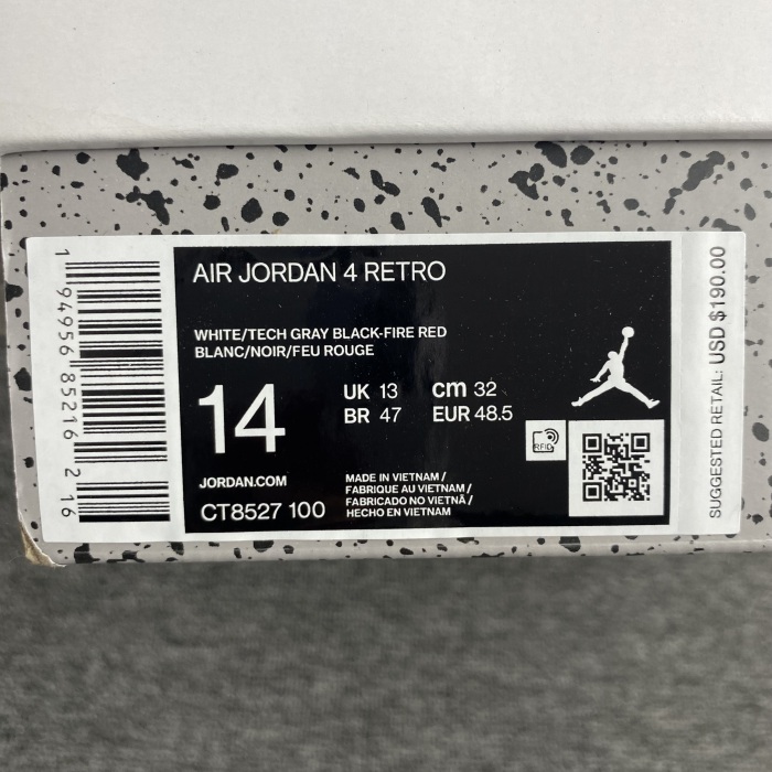 Air Jordan 4 White Oreo CT8527-100