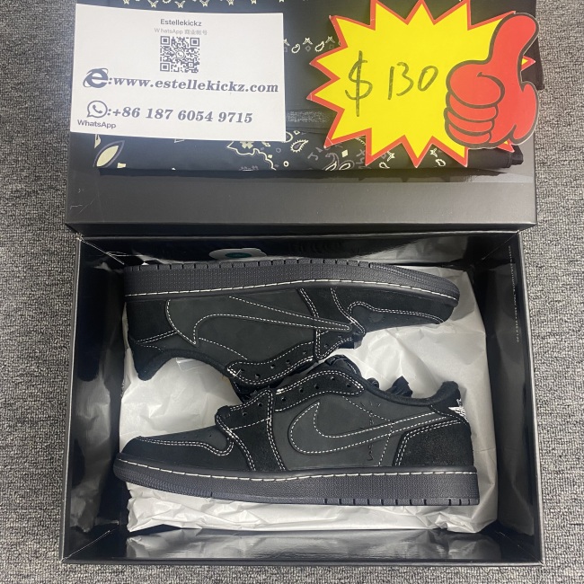 T*ravis S*cott x Air Jordan 1 Low OG DM7866-001