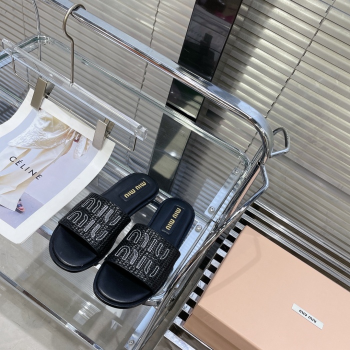 Women  M*iu M*iu Slipper