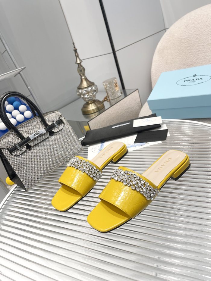 WoMen P*rada Top Sandals