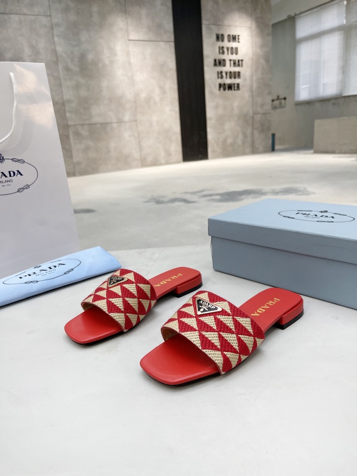 WoMen P*rada Top Sandals
