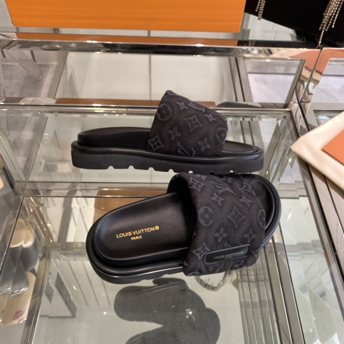 Men  L*ouis V*uitton Top Quality Sandals