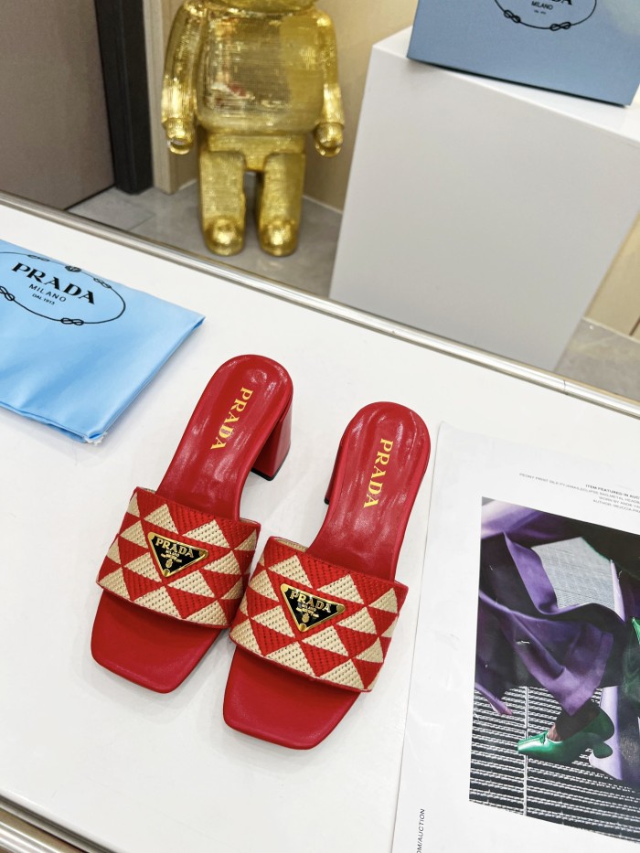 WoMen P*rada Top Sandals