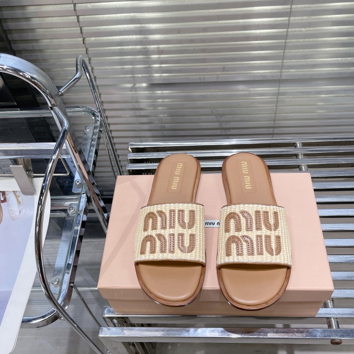 Women  M*iu M*iu Slipper