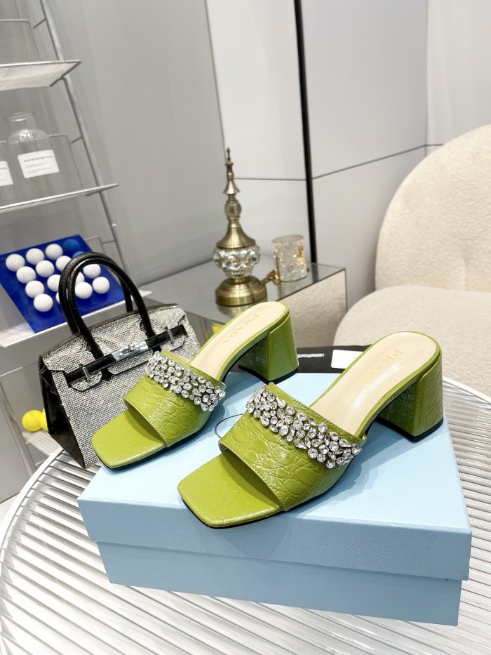 WoMen P*rada Top Sandals