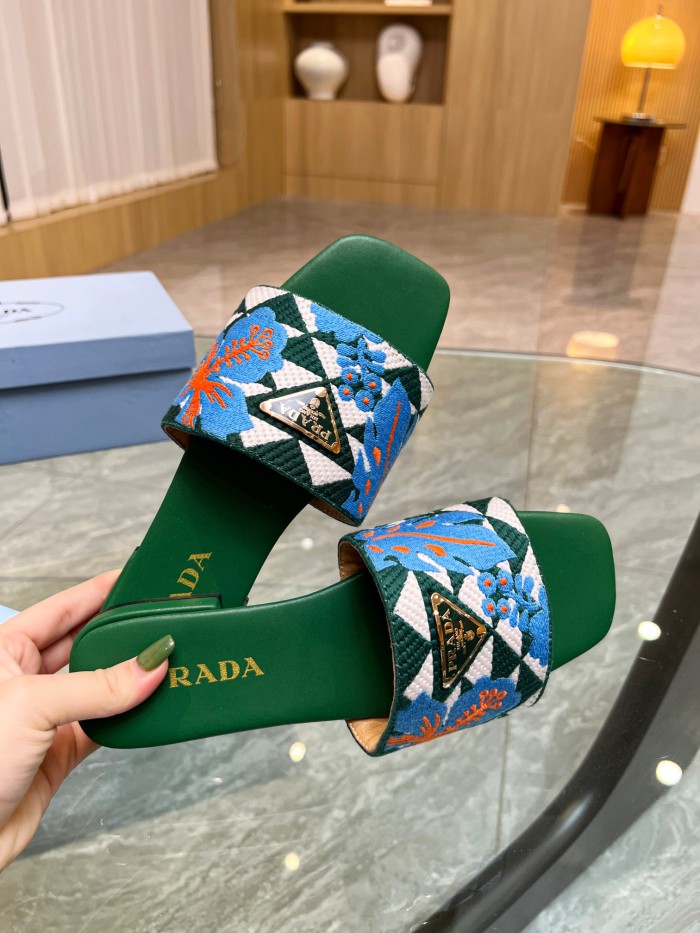 WoMen P*rada Top Sandals