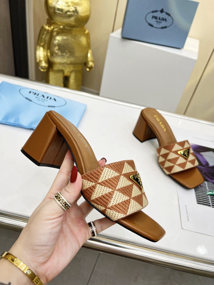 WoMen P*rada Top Sandals