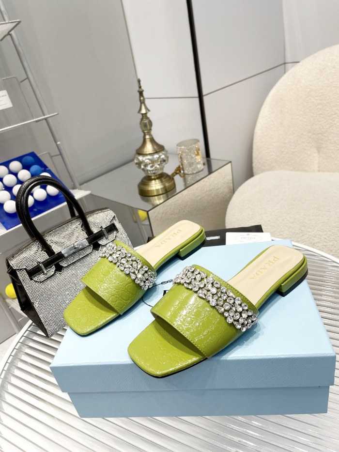 WoMen P*rada Top Sandals