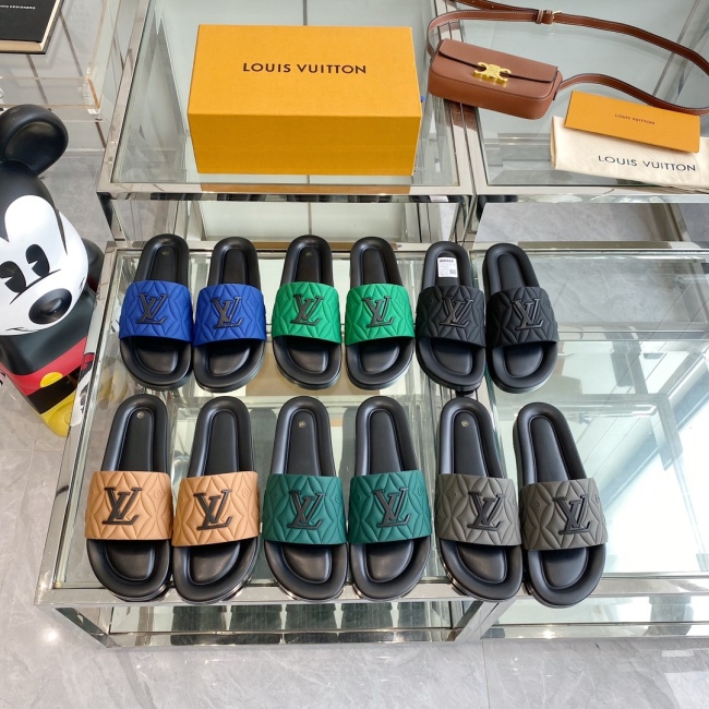 Men  L*ouis V*uitton Top Quality Sandals
