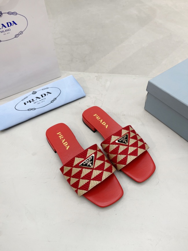WoMen P*rada Top Sandals