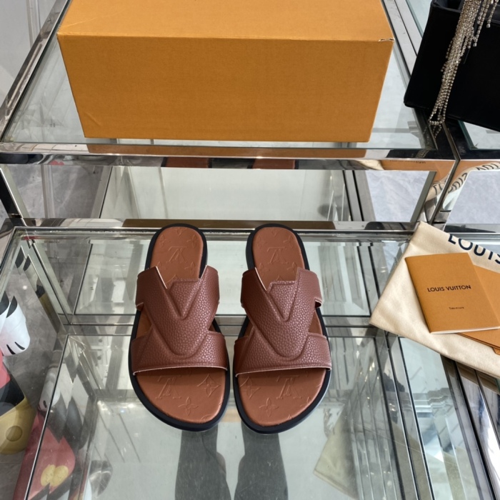 Men  L*ouis V*uitton Top Quality Sandals