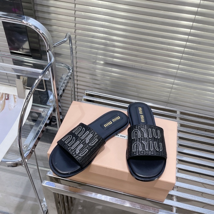 Women  M*iu M*iu Slipper