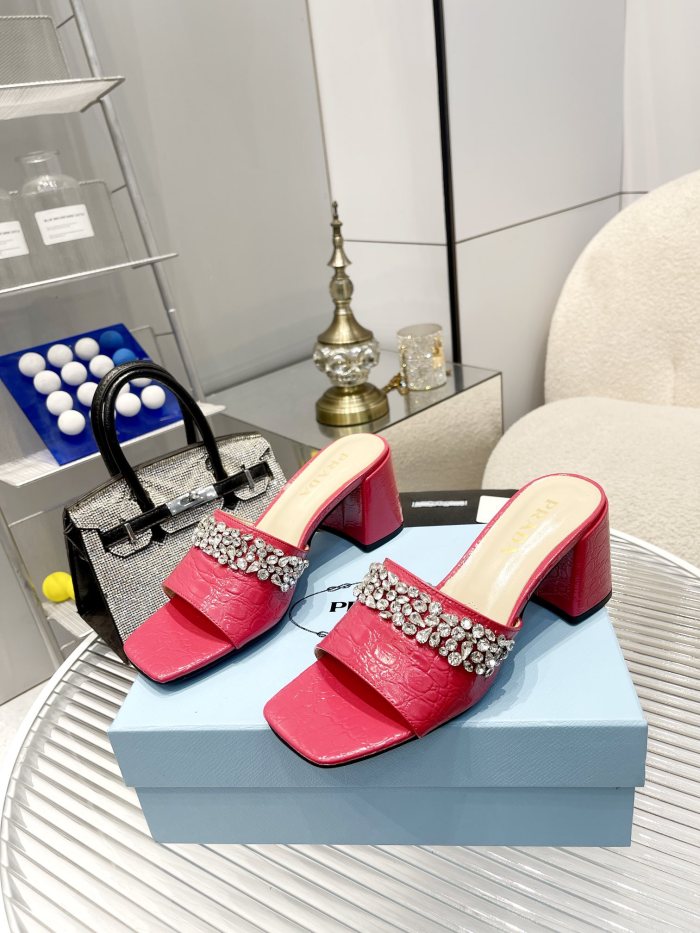 WoMen P*rada Top Sandals