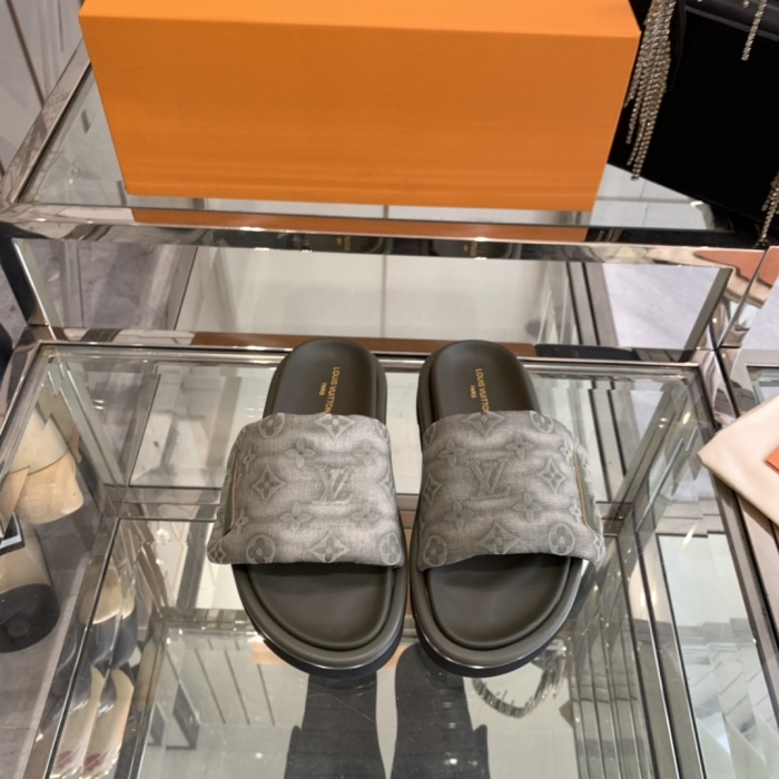 Men  L*ouis V*uitton Top Quality Sandals