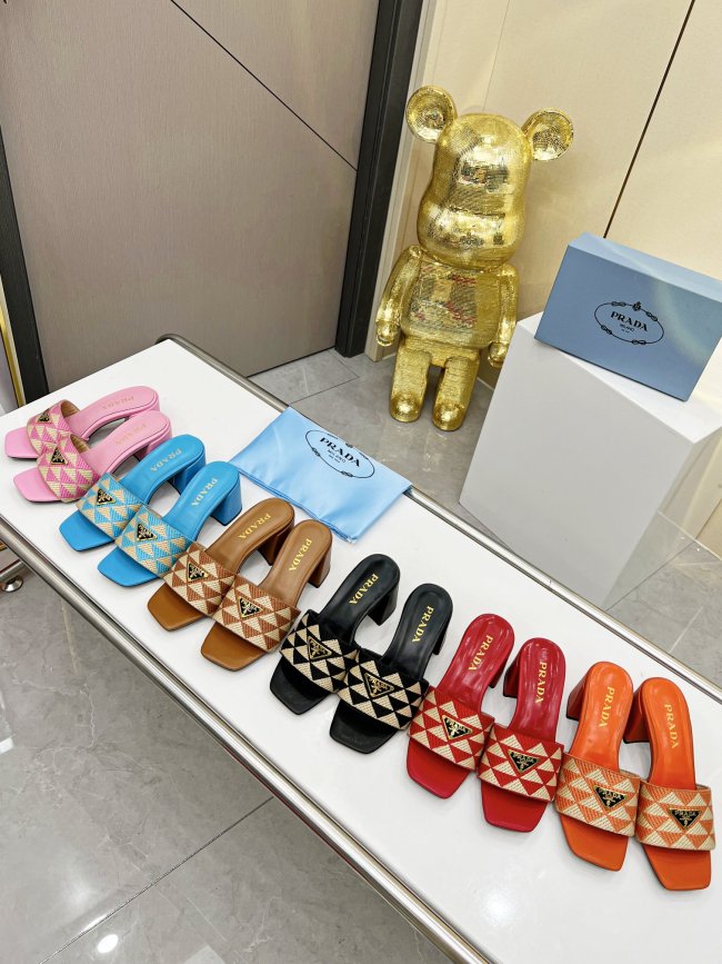 WoMen P*rada Top Sandals