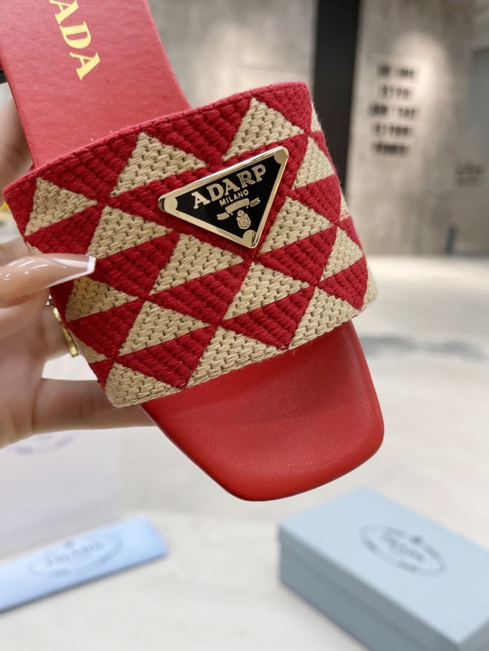 WoMen P*rada Top Sandals