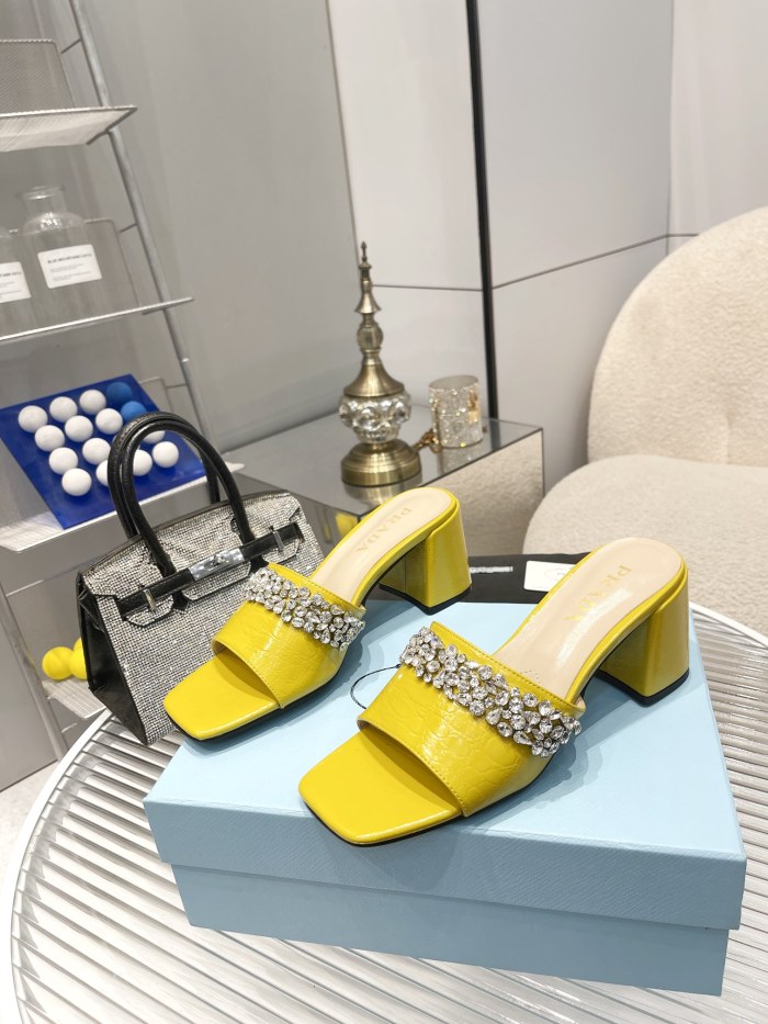 WoMen P*rada Top Sandals