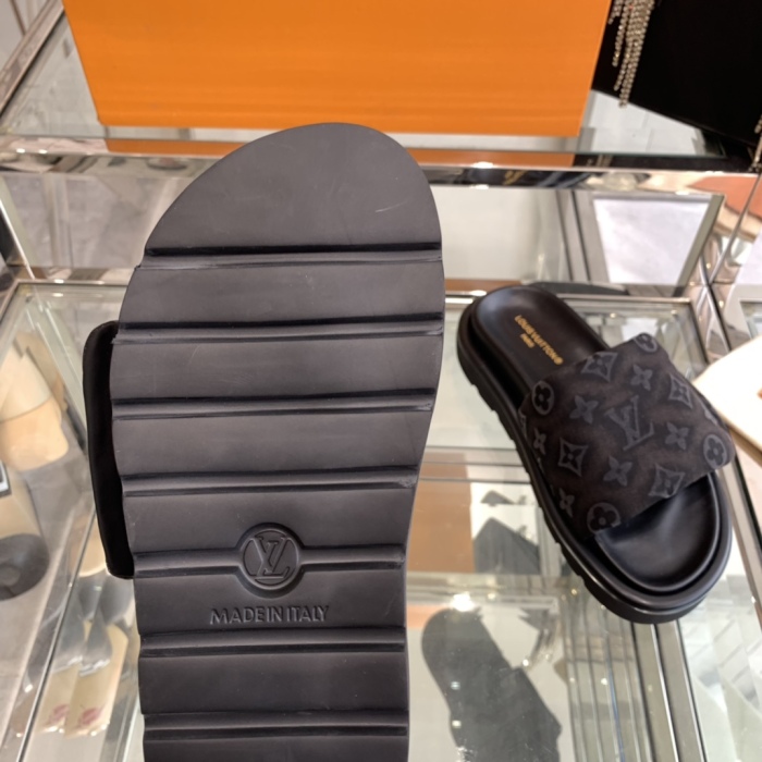 Men  L*ouis V*uitton Top Quality Sandals