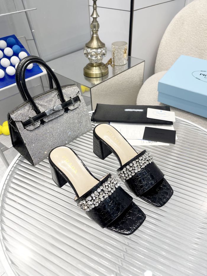 WoMen P*rada Top Sandals