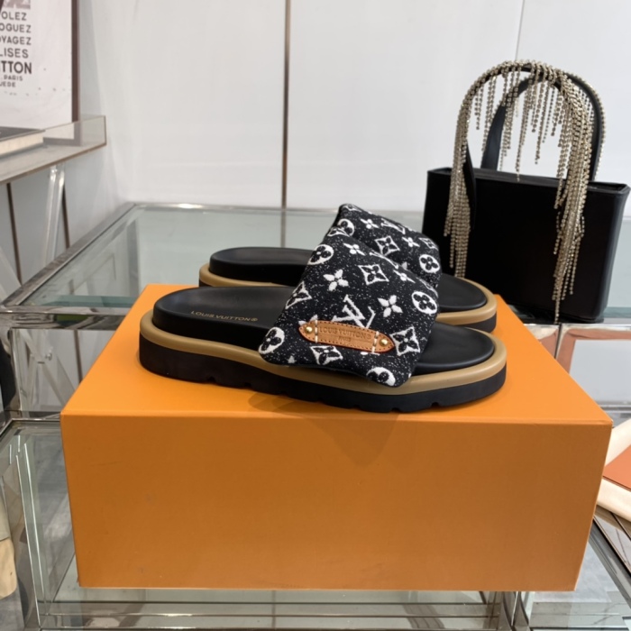 Men  L*ouis V*uitton Top Quality Sandals