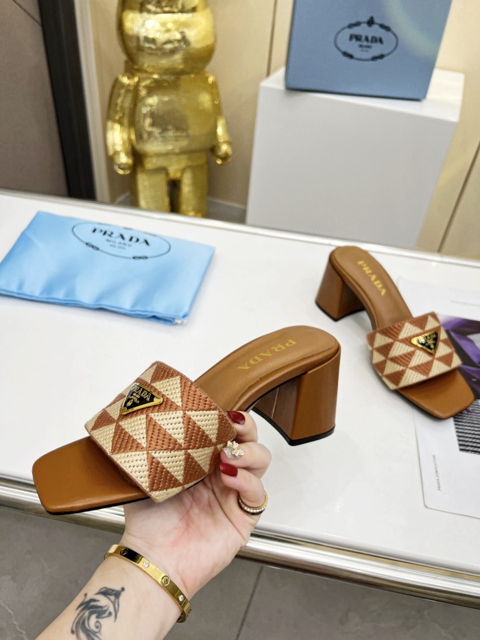 WoMen P*rada Top Sandals