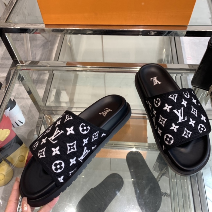 Men  L*ouis V*uitton Top Quality Sandals