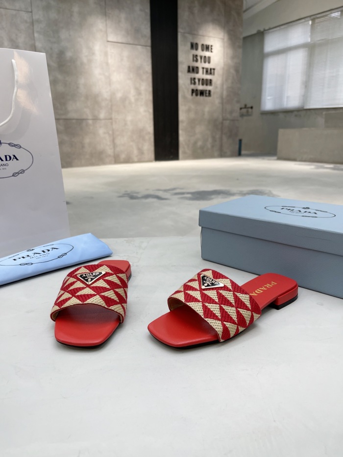 WoMen P*rada Top Sandals