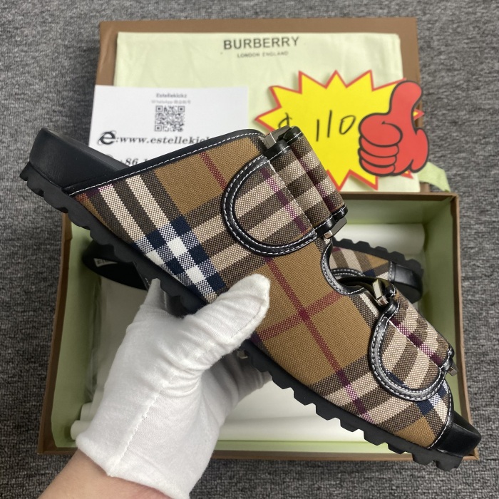 Men B*urberry Top Sandals