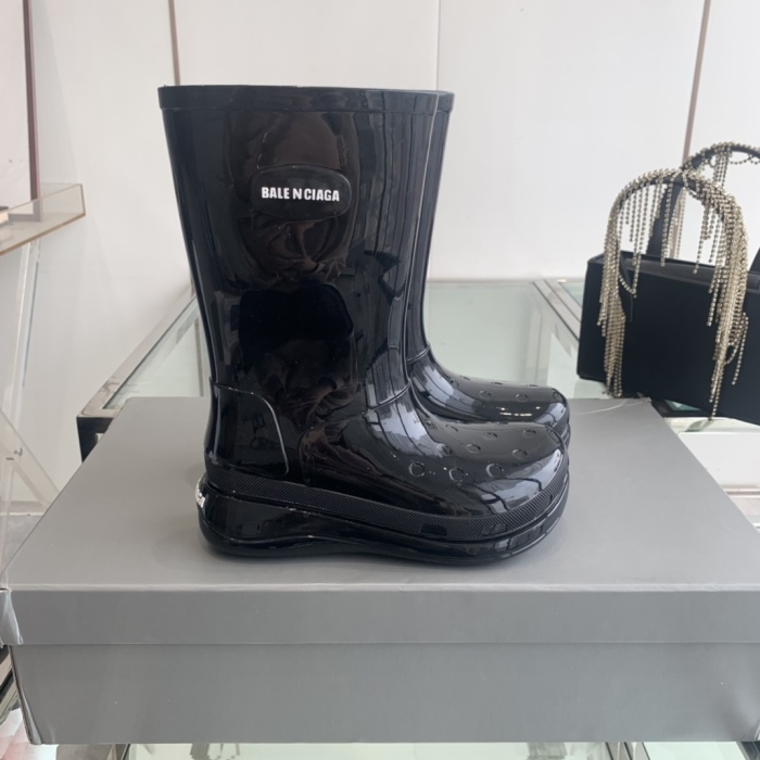 Women B*alenciaga Rain Boot