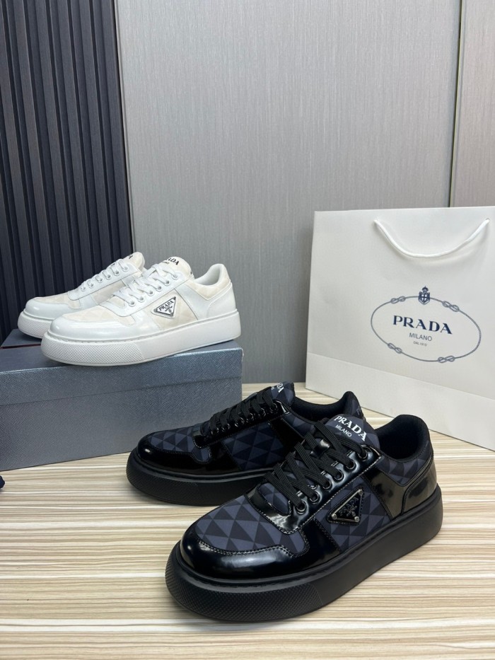 Men P*rada Top Sneakers