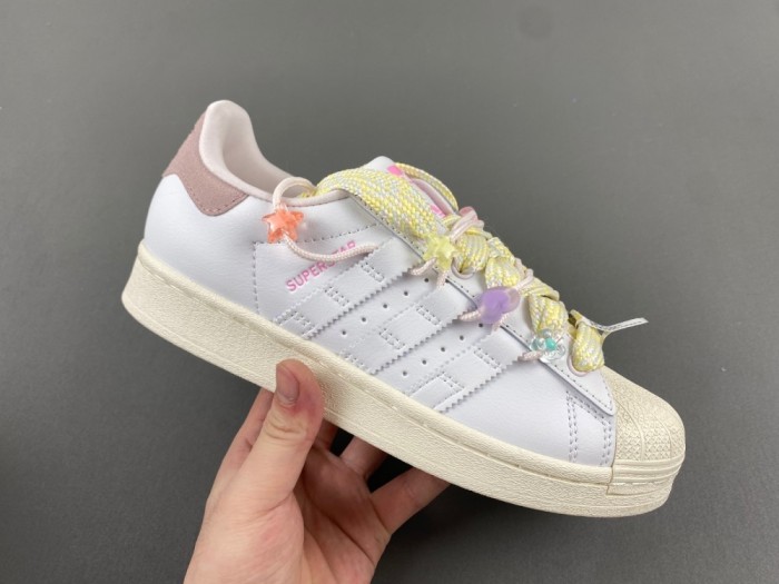 Men Women   A*didas O*riginal  SUPERSTAR W PINK/CLOUD WHITE  IF1802