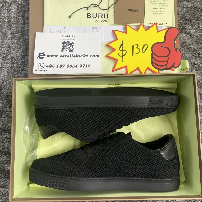 Men  B*urberry Top Sneaker